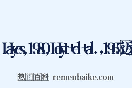 Hayes,1980,Hoyt+el+al.，1965近义词是什么意思的图片